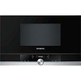 Siemens BF634LGS1 – Microondas (1220W, 59,4 cm, 31,8 cm, 38,2 cm) Negro, Acero inoxidable