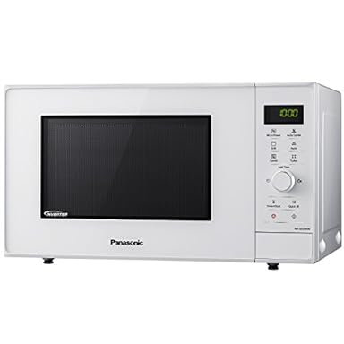 Panasonic NN-GD34HWSUG Horno microondas Compacto Inverter, 1000 W, 23 litros, Gris, Blanco