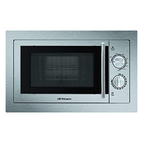 Severin MW 7803 – Horno microondas con grill y aire caliente, 900 W, 30 L, temporizador, 5 niveles de potencia, acero inoxidable, color plata