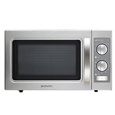 Daewoo KOM-9P35B – Microondas profesional, 29 litros, manual, inoxidable