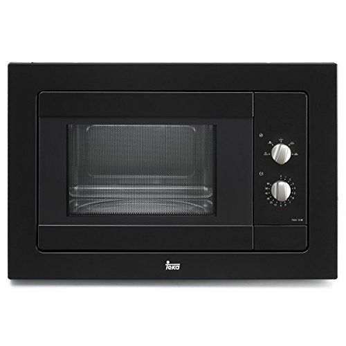 Teka-Microondas-Teka-Tmw18Bin-18L-800W-Negro-Temporizador-Analogico-Marco-De-Encastre