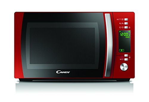 Candy Cmxg20Dr – Microondas con grill y cook in app, 20 L, 40 programas automáticos, 1250 W, color rojo