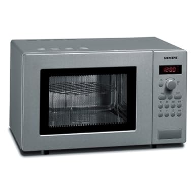 Siemens HF15G541 – Microondas de acero inoxidable (17 litros, 800 vatios)