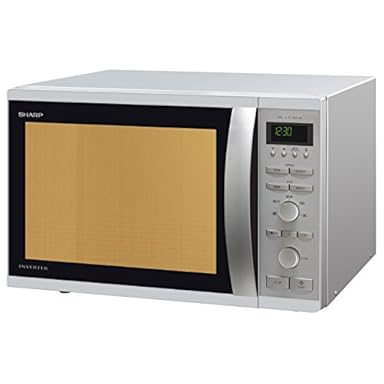 Sharp R941INW – Microondas, 1050 watts, color plateado