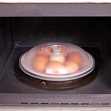 Microondas con Ventilación tapa de la cubierta, tianranrt microondas alimentos placa de cubierta con ventilación Splatter pantalla tapa transparente de cocina seguro vent-transparent [clase energética A + + +]
