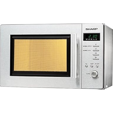 Sharp R-261STW – Microondas (10A, 46 cm, 38 cm, 27,5 cm) Acero inoxidable