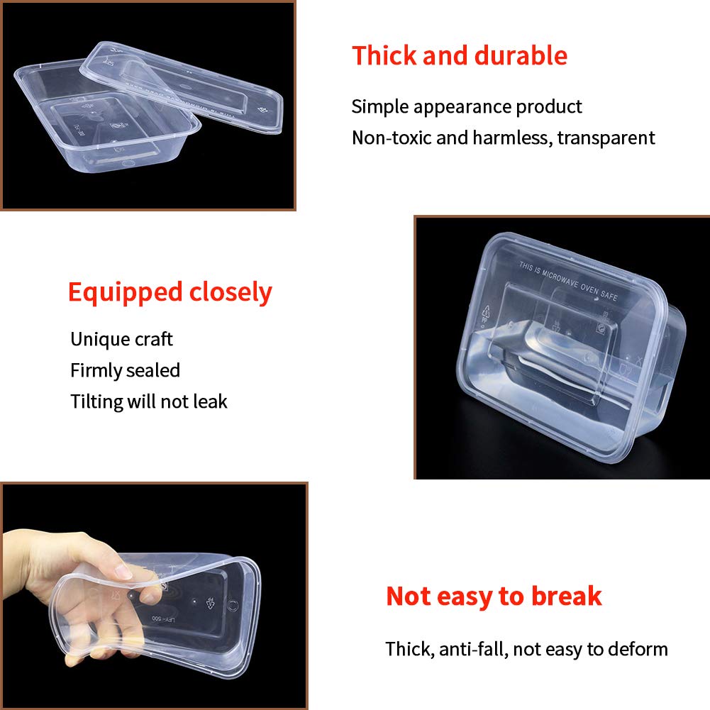 SWZY-Envases-de-Alimentos-con-Tapas-para-el-Almuerzo-500-ML-20-Paquetes-de-plstico-Apto-para-microondas-a-Prueba-de-Fugas-Contenedor-de-Almacenamiento-de-Alimentos-Transparente-sin-BPA