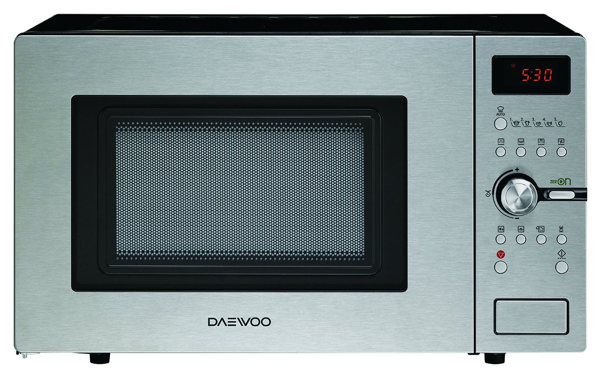 Daewoo KOC-9Q5T – Microondas digital convección y grill, 900 W, 28 L, INOX