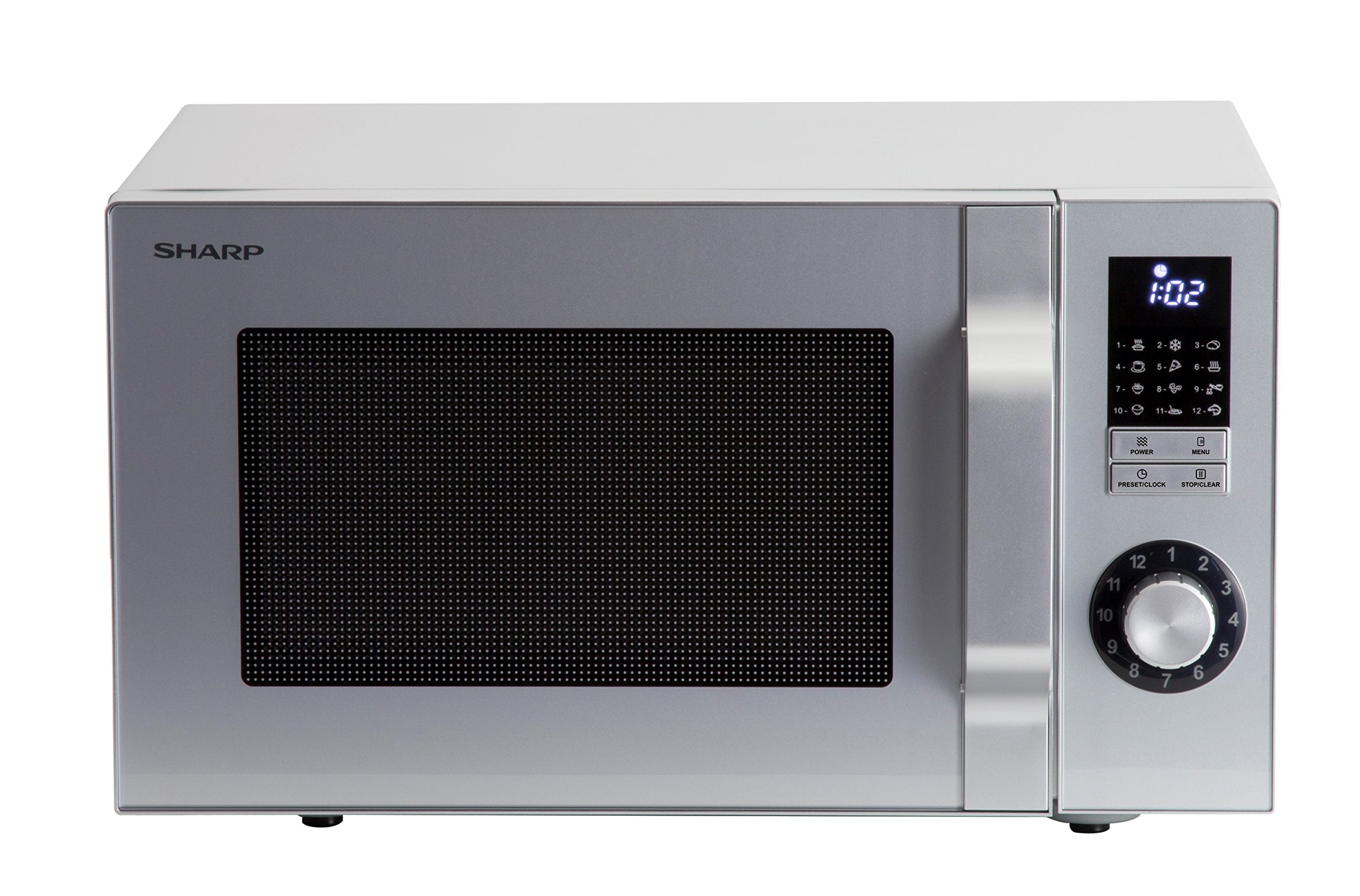 Sharp R-344 S Plata microonda Solo